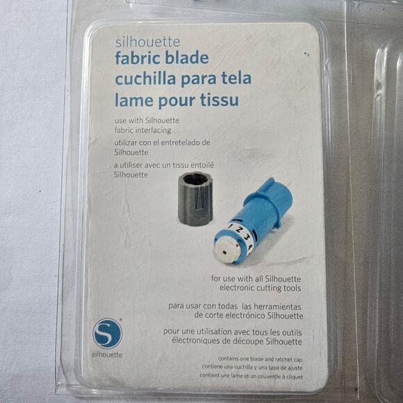 Silhouette Fabric Blade THREE (3) SILH-BLADE-FAB-3T Ratchet Cap NIB - Picture 1 of 3